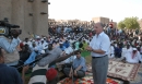 His Highness the Aga Khan addressing a crowd of over three thousand gathered at the Great Mosque of Djenne, Mali